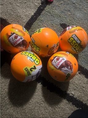 Mega Cross Minis Series 2 Orange Surprise Ball - 5 Pack